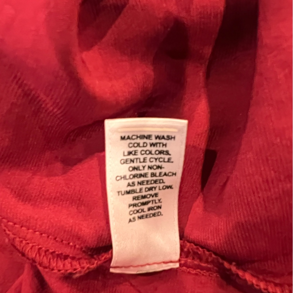 Est1946 Dark Red Flowy Blouse - Picture 9 of 9